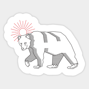 Grizzly Bear Sticker